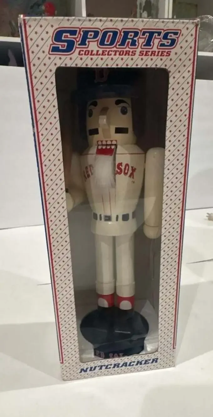 Topperscot Boston Red Sox Sports Collectors Series 9” Wooden Nutcracker